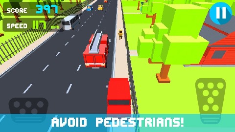 像素游戏：公路飚车1