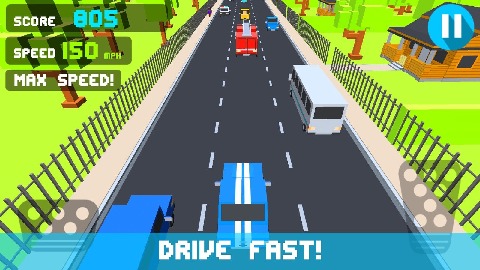 像素游戏：公路飚车1