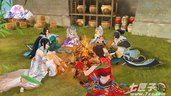 篝火晚会，畅聊拉近关系