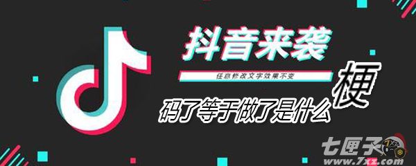 码了等于做了是什么意思