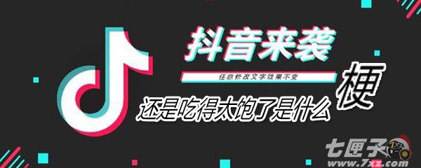 还是吃得太饱了是什么梗