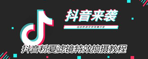 抖音粉夏滤镜在哪里